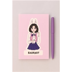 Блокнот А7 Аниме "Love bunny girl"