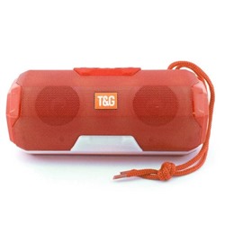 Колонка TG-143 цвет-красный Bluetooth+USB+радио+4 динамика+аккумулятор оптом