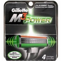 GT кассеты Mach 3 Power 4шт