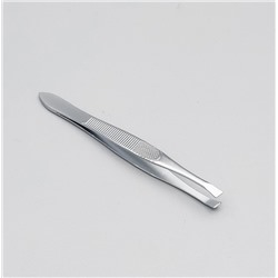 Zinger Пинцет для бровей прямой / Standard 86079 M, серебристый
