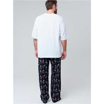 Комплект мужской: футболка, брюки