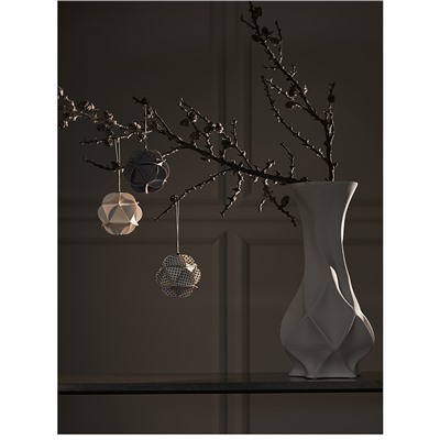 Набор елочных украшений из бумаги Fashion moments из коллекции New Year Essential, 3 шт.