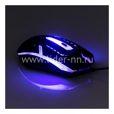 Мышь проводная DIALOG игровая Gan-Kata MGK-03U 4 кнопки (черная)