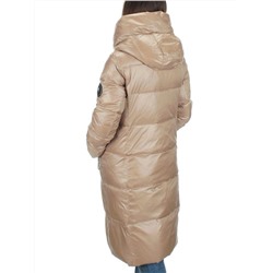 2185 BEIGE Пальто зимнее женское (200 гр. холлофайбера)