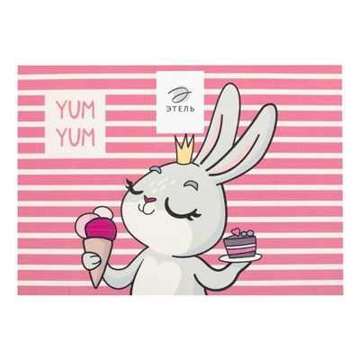 Новогодняя салфетка на стол "Yum yum", ПВХ, 40*29 см