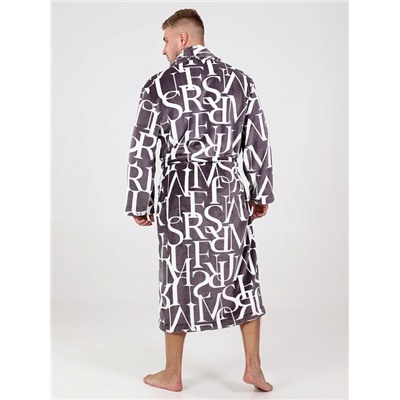 Халат Мистер буквы коричневый ИвК