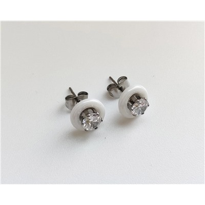 Серьги с керамикой