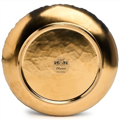 НАБОР ТАРЕЛОК ЗАКУСОЧНЫХ LEFARD "CHARM" 2 ШТ. 19*2,5 СМ (ЗОЛОТО)