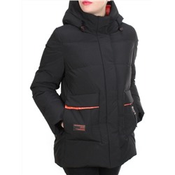 YM 2102 BLACK Куртка зимняя женская MARIA (200 гр. холлофайбера)