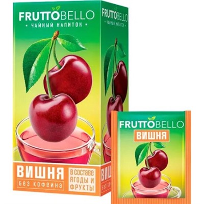 Чайный напиток Fruttobello Вишня 25 пакетиков 37,5 г/КДВ