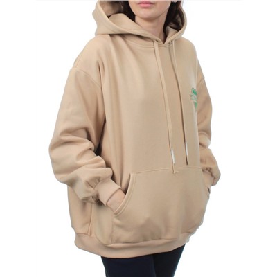 2805 BEIGE Худи женское (95% хлопок, 5% спандекс)