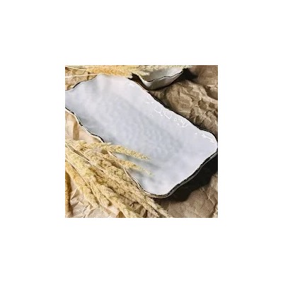 142-008 Прямоугольное блюдо 38х19х4см ОФЕЛИЯ в под.уп.(х12)Фарфор