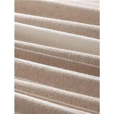 Плед «Этель» Beige stripe, 130×160 см, бежевый, хлопок 100%