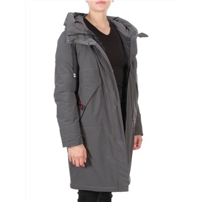 21-967 DARK GRAY Пальто зимнее женское AIKESDFRS (200 гр. холлофайбера)