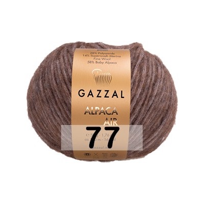 Пряжа Gazzal Alpaca Air
