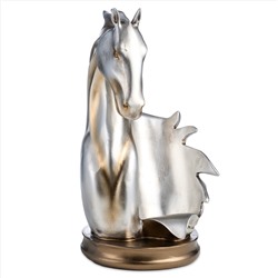 ПОДСТАВКА ПОД БУТЫЛКУ "ЛОШАДЬ" 19,5*16*29,8 СМ