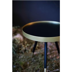 Столик журнальный SHT-CT28
                        черный муар / золото / черный