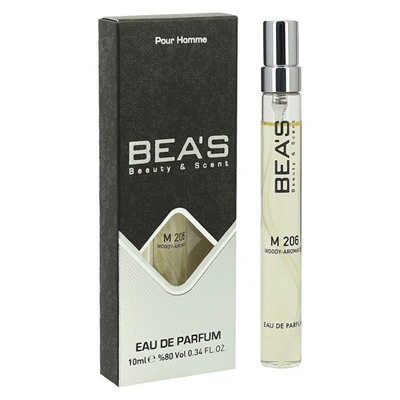 Парфюм Beas Lacoste L.12.12. White Blanc for men M206 10 ml, Парфюм мужской Beas M206 создан по мотивам аромата Lacoste L.12.12. White Blanc