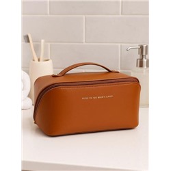 Сумка - органайзер из экокожи "Rose of no man's land" brown, 22*11*11 см