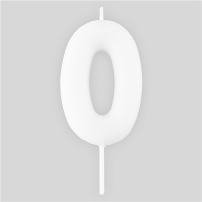 Свеча для торта, цифра «0», светится в темноте, 3,8 х 8 см