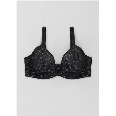 Ivory Rose DD+ Glitter Mesh Bra