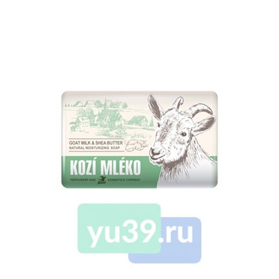 6303 Мыло туалетное Kozi Mlek Goat milk extract and shea butter, 1*90 гр