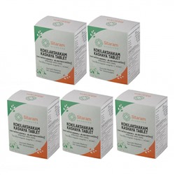 Набор Кокилакшака Кашаям (5 х 50 таб), Kokilakshaka Kashayam Set, произв. Sitaram Ayurveda