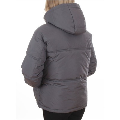S24-292 GRAY Куртка зимняя женская (150 гр. холлофайбер)