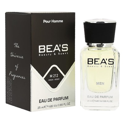 Beas M212 C Egoiste Platinum Men edp 25 ml, Парфюм мужской Beas M212 создан по мотивам аромата C Egoiste Platinum