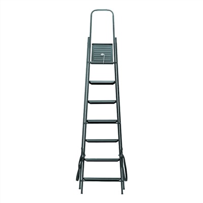Стремянка 7 ступеней, компактная, стальная Сибртех
