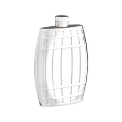 Фляжка «100% мужик», нержавеющая сталь, 180 мл, 6 oz