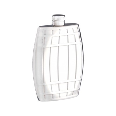 Фляжка «100% мужик», нержавеющая сталь, 180 мл, 6 oz