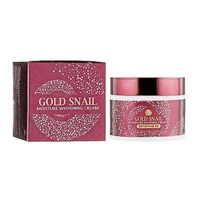 Увлажняющий крем с муцином улитки Enough Gold Snail Moisture Whitening Cream 50 g
