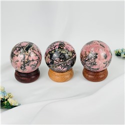 Радуга Самоцветов Шар из Родонита