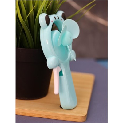 Портативный механический ручной вентилятор «Panda», mix, шоу-бокс 24 шт.