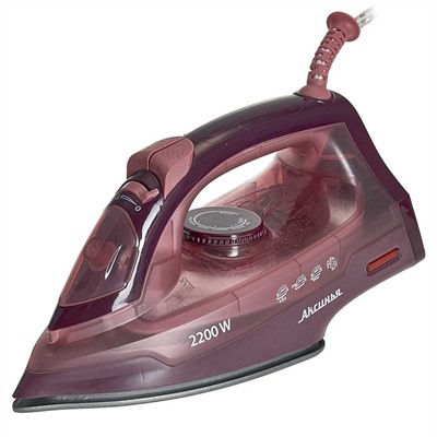 Утюг Аксинья КС-3004 бежево-коричневый 2200 Вт АНТИПРИГАРН САМООЧИСТКА ПАРОВОЙ УДАР(10) оптом