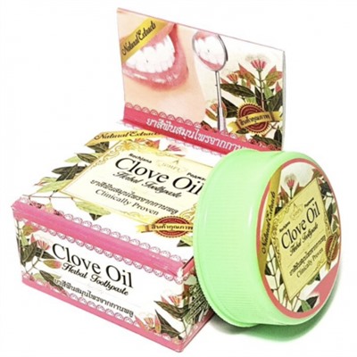 Тайская Травяная Зубная Отбеливающая Паста Rochjana - Гвоздика, 30 гр