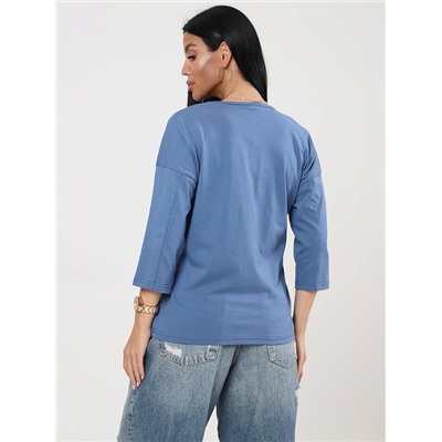 Футболка Фрактал индиго ИвК