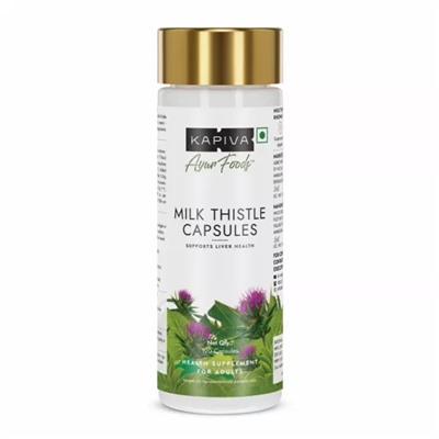 Расторопша (120 кап), Milk Thistle, произв. Kapiva