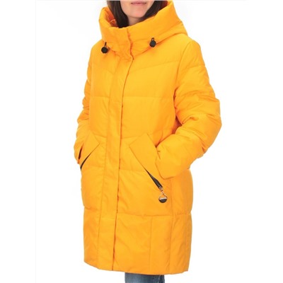 M-22123 YELLOW Пальто зимнее женское MEAJIATEER (био-пух)