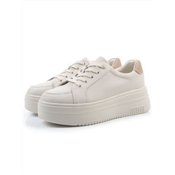 03-YC457-1 BEIGE Кроссовки женские (натуральная кожа)