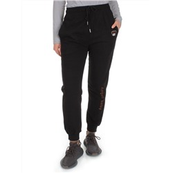 Q-05 BLACK Брюки спортивные женские (85% хлопок, 15% полиэстер)