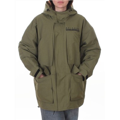 3106 GREEN Куртка демисезонная женская (100 гр. холлофайбер)