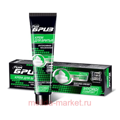 Compliment ТимБриз Крем для бритья Easy Glide complex Интенсивное увлажнение 75 мл