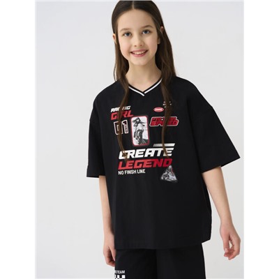 Комплект для девочки: футболка, шорты