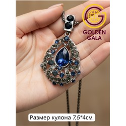 Кулон на толстой цепочке "Женская грация" Арт КШ2130/23