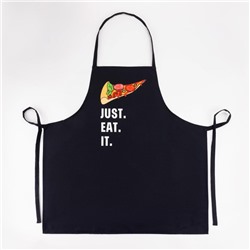 Фартук Этель Just eat it 73х71 см, 100% хлопок, саржа 190 г/м2