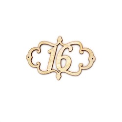 Номер на дверь 16