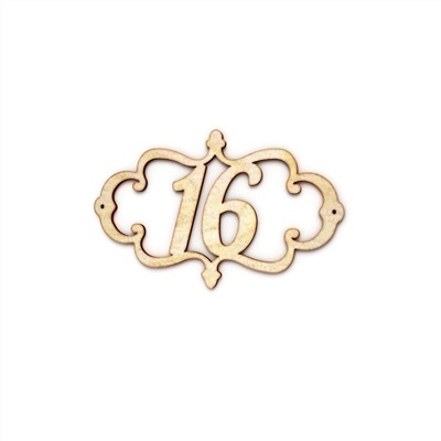 Номер на дверь 16