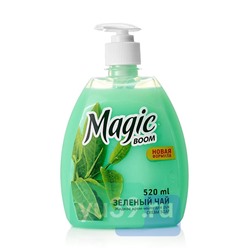 Жидкое крем-мыло Magic Вооm Зелёный чай, 520 мл.
